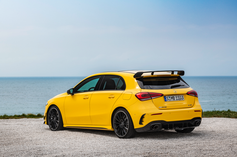 Illustration for article titled 2019 Mercedes-AMG A35: Benz's New Hot Hatch Has Toys for Your Next Track Day